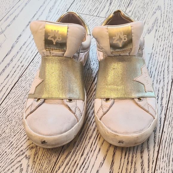 W6yz "worn out" style sneakers, size 6 - Picture 2 of 16